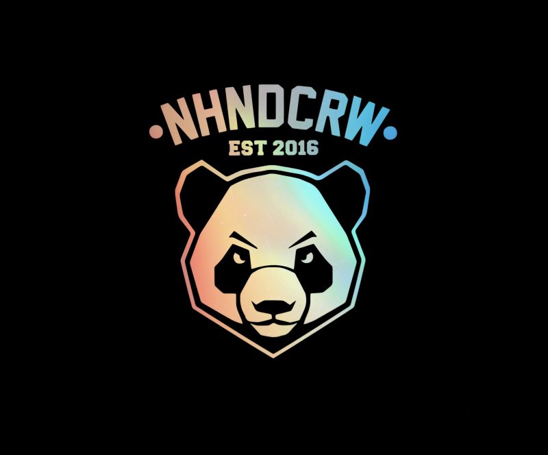 Nálepka Panda Holografická